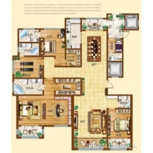 leyu乐鱼最新300平方大平层完善的室内规划尽显豪宅品格